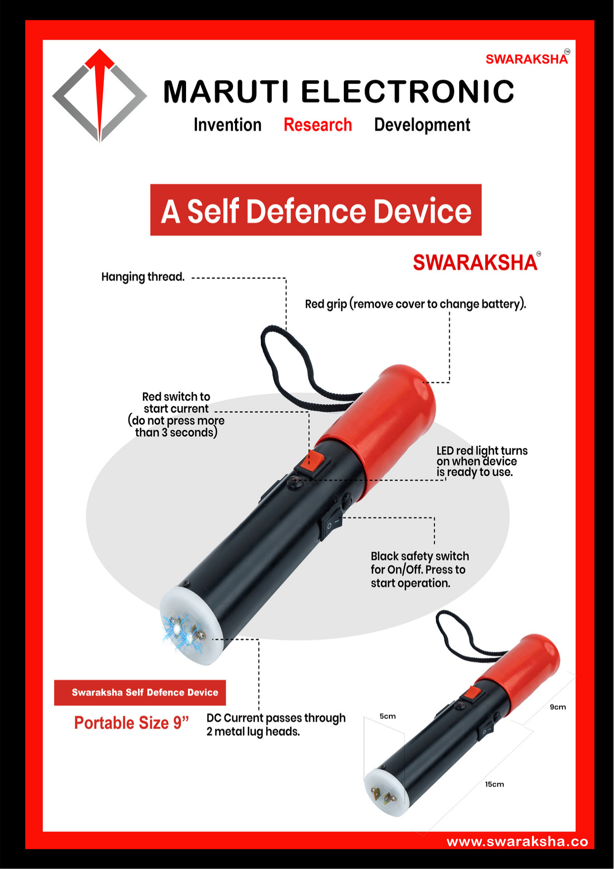 Swaraksha Portable Size 9 inch
