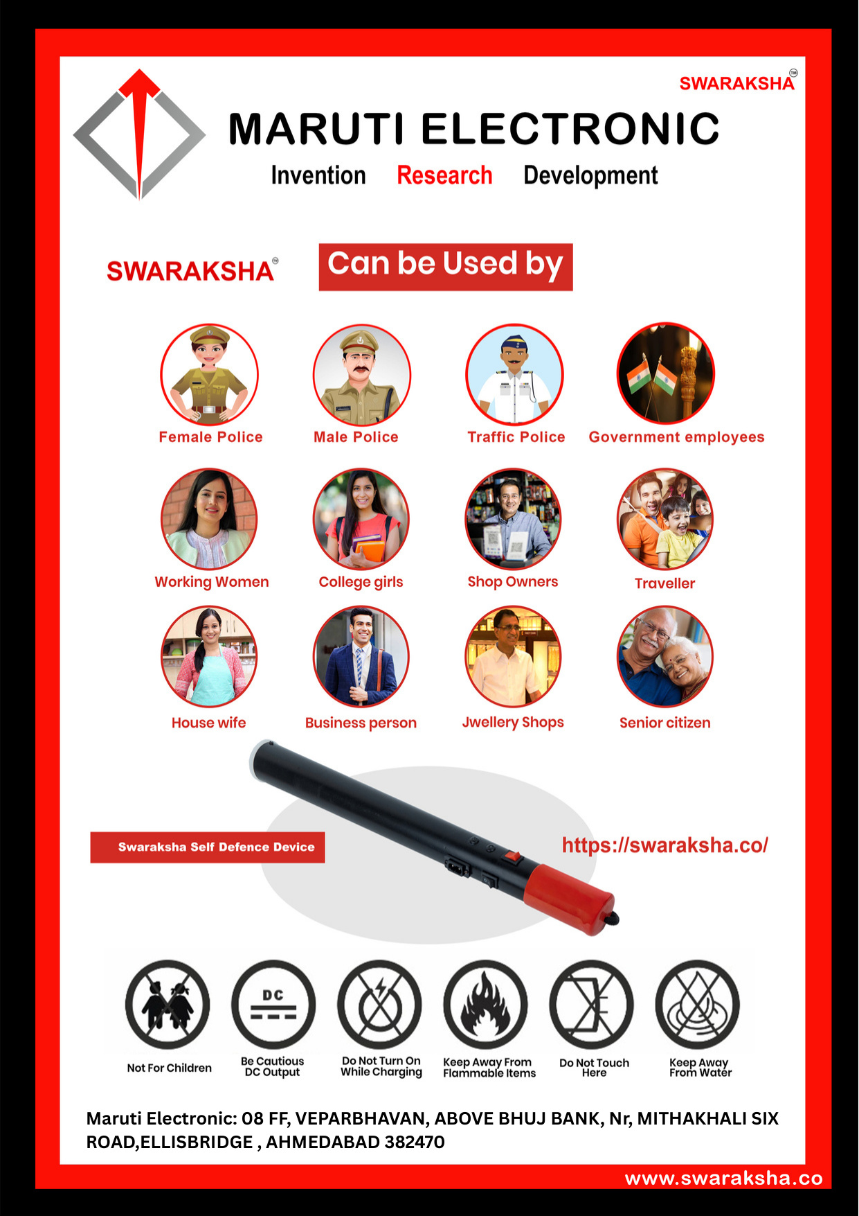 Suitable Users and Safety Precautions